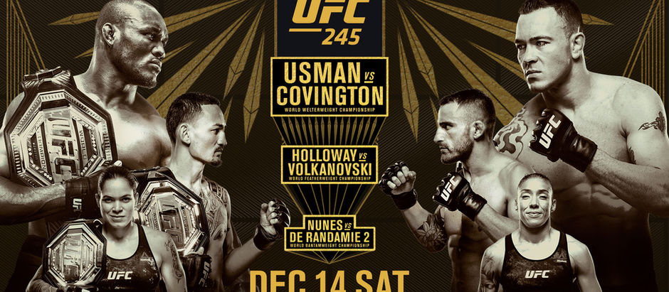 UFC 245: A Mixed Bag of Fights for Longtime Fans