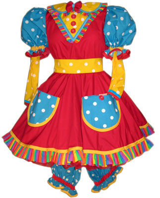 Cutest Clown Dress with Lite Bloomers