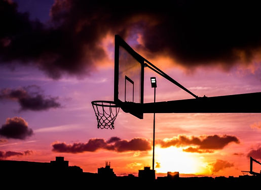 Canva - Silhouette Of Basketball Ring-re