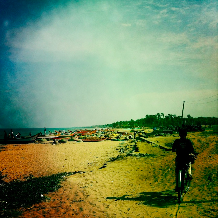 Cycling on the Beach