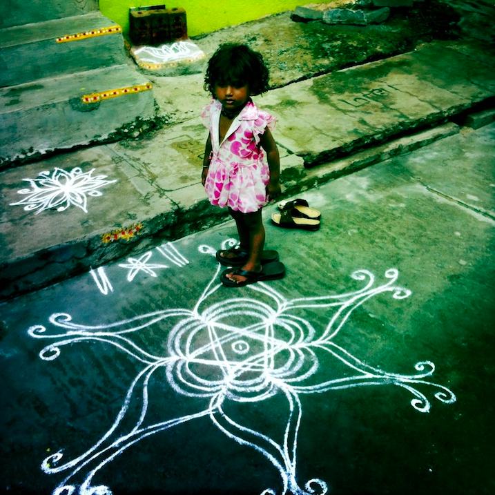 Kolam Little Girl