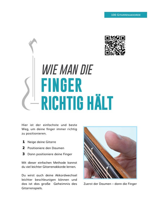 Miniaturbild: 100 Gitarrenakkorde Für Linkshänder