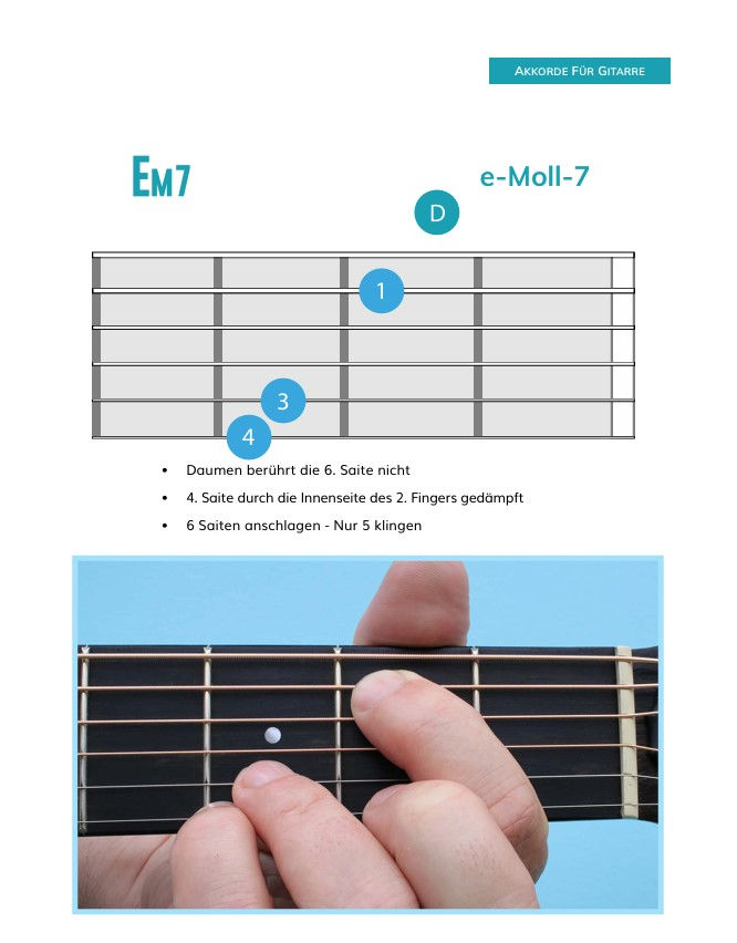 Miniaturbild: Akkorde Für Gitarre