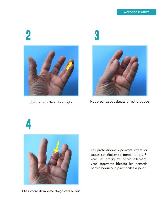 Miniaturbild: Accords barrés à la guitare