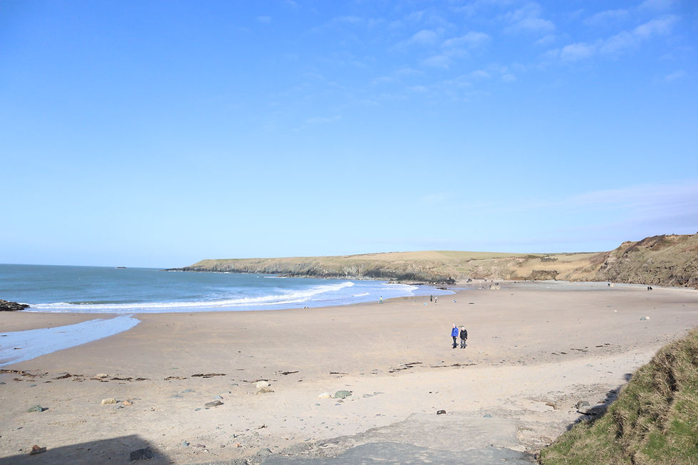 Porthor Whistling Sands Beach in North Wales Llyn Peninsula Quiet beaches on the Llŷn Peninsula
