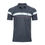 Thumbnail: Crocodile Nylon Yarn Dyed Jacquard Spandex Stripe Polo Tee