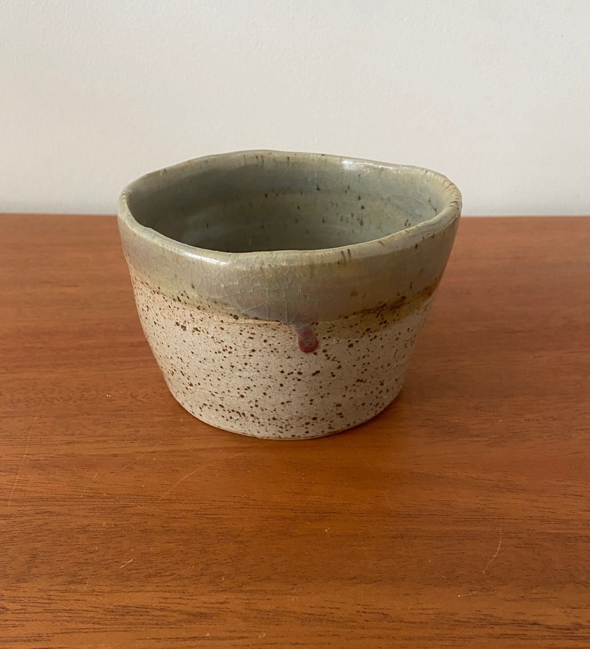 green speckle cup