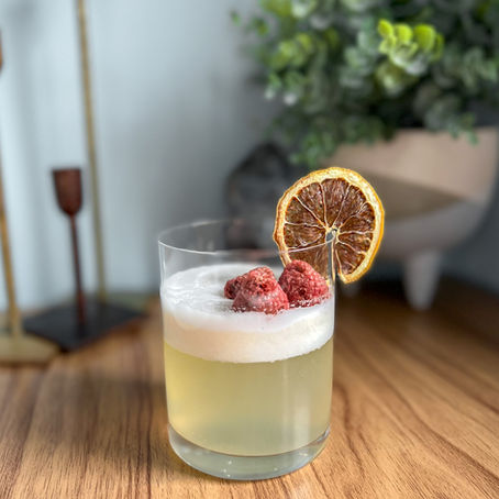 Just Peachy Gin Fizz
