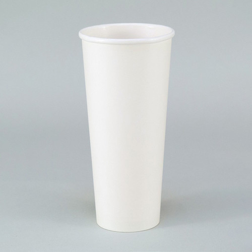 22oz White Poly Paper Cup | Maxxi Packaging
