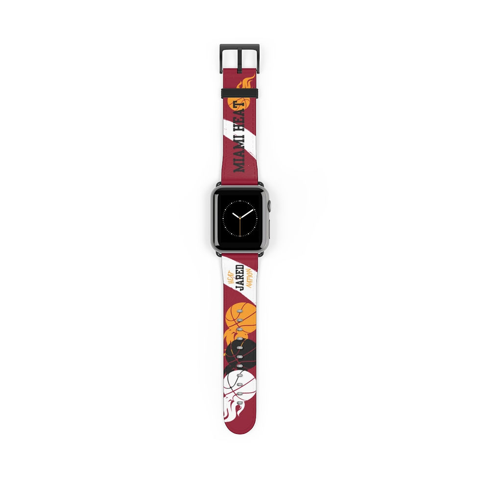 Thumbnail: Miami Heat Inspired Apple Watch Band ~ Traditional Colors