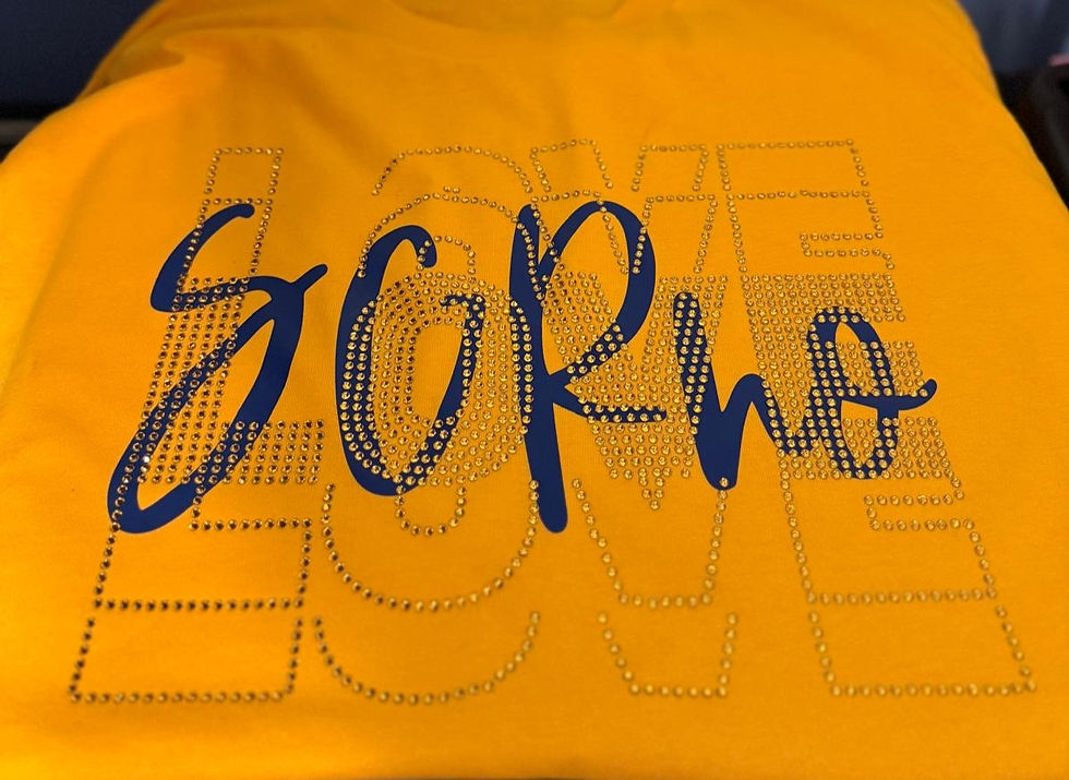 Thumbnail: LOVE & SGRho Bling T-Shirt