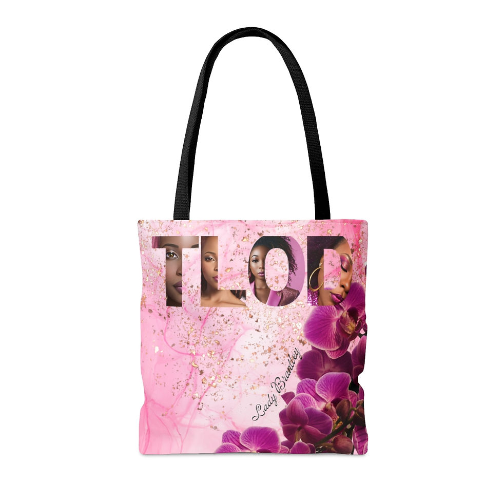 Thumbnail: Top Ladies of Distinction Inspired Personalized Tote Bag ~ TOLD Elegance