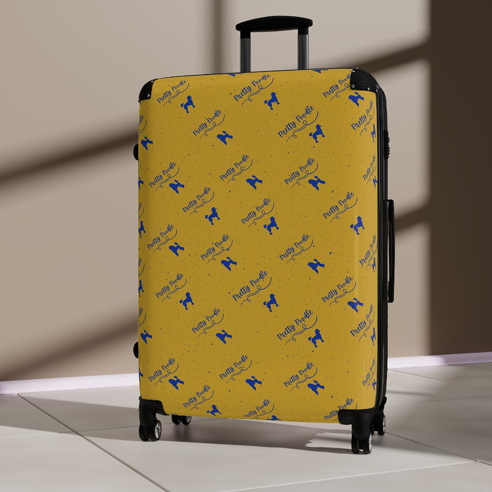 Thumbnail: Pretty Poodle SGRho Inspired Suitcase – Stylish & Durable Travel Companion