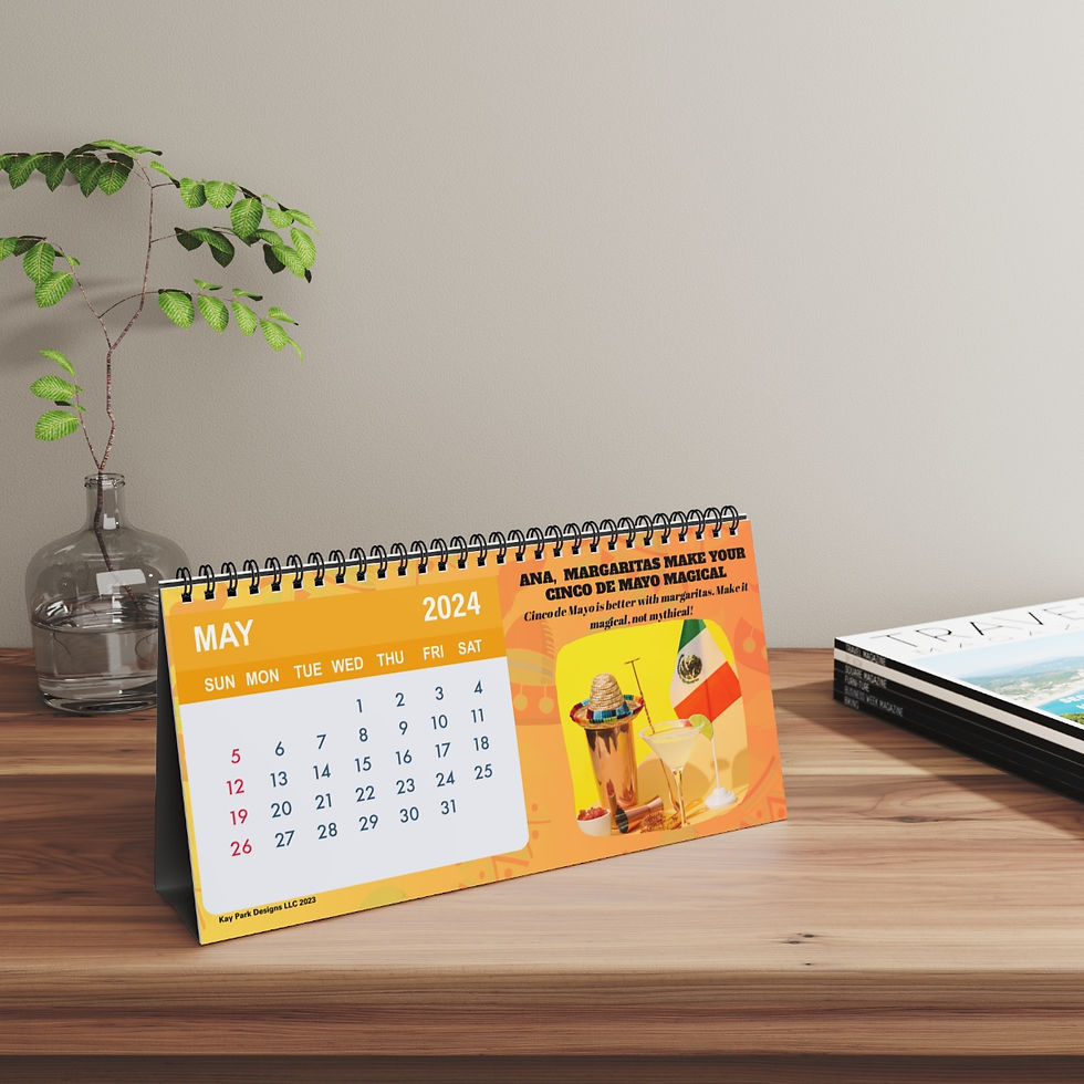 Thumbnail: Personalized 2024 Calendar: "The Boozy Chronicle of Wisdom"