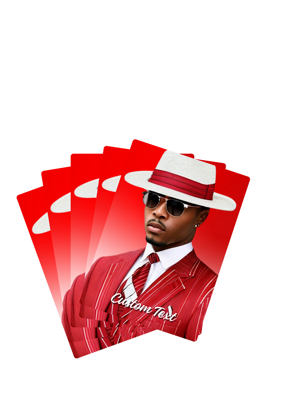 Thumbnail: Divine Nine Fraternity Inspired Personalized Playing Cards