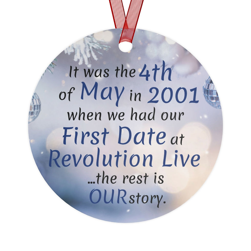 Thumbnail: Photo "Our First..." Personalized Metal Location Ornament