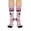 Thumbnail: Breast Cancer Awareness Socks Cushioned Crew Socks - Express Your Message
