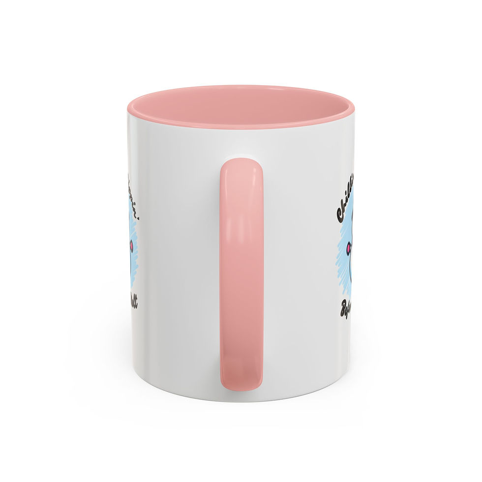Thumbnail: Snowman Coffee Mug with an inscription ''Chillin' and Sippin'''