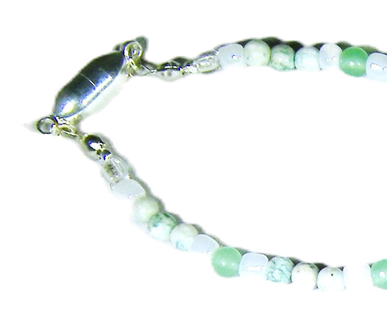 Thumbnail: Agate, Aventurine & Jade Necklace clasp