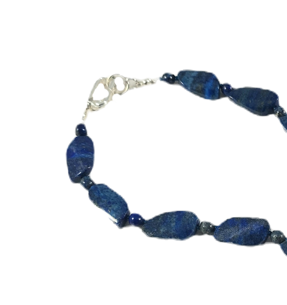 Thumbnail: Lapis Lazuli Necklace detail