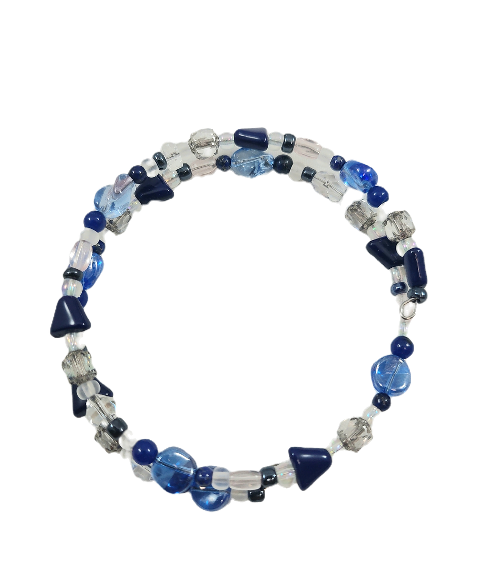Lapis Luzuli Bracelet flat view