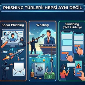 Phishing Türleri: Hepsi Aynı Değil