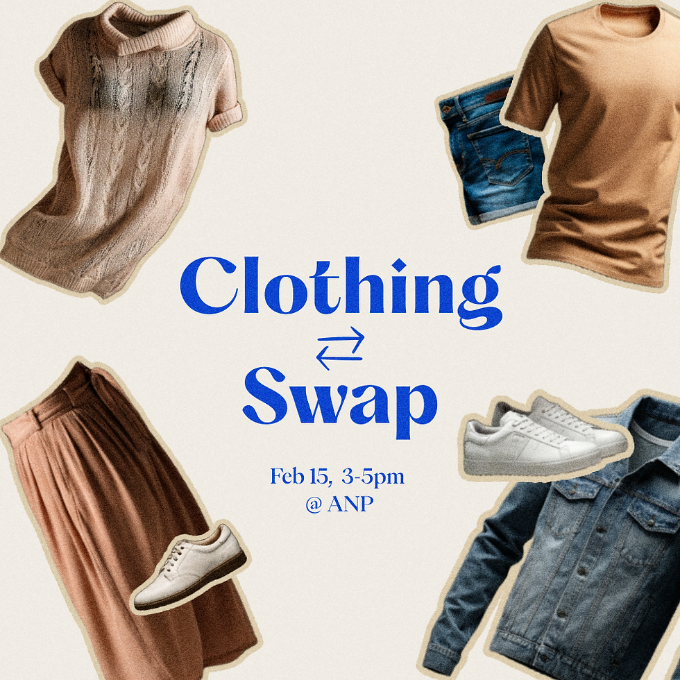Community clothing swap / yard sale