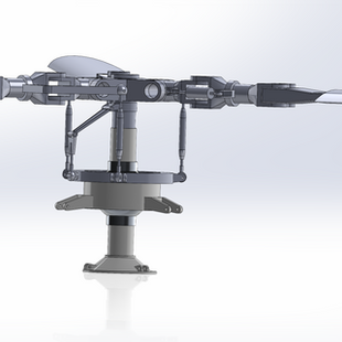 Helicopter rotor CAD model
