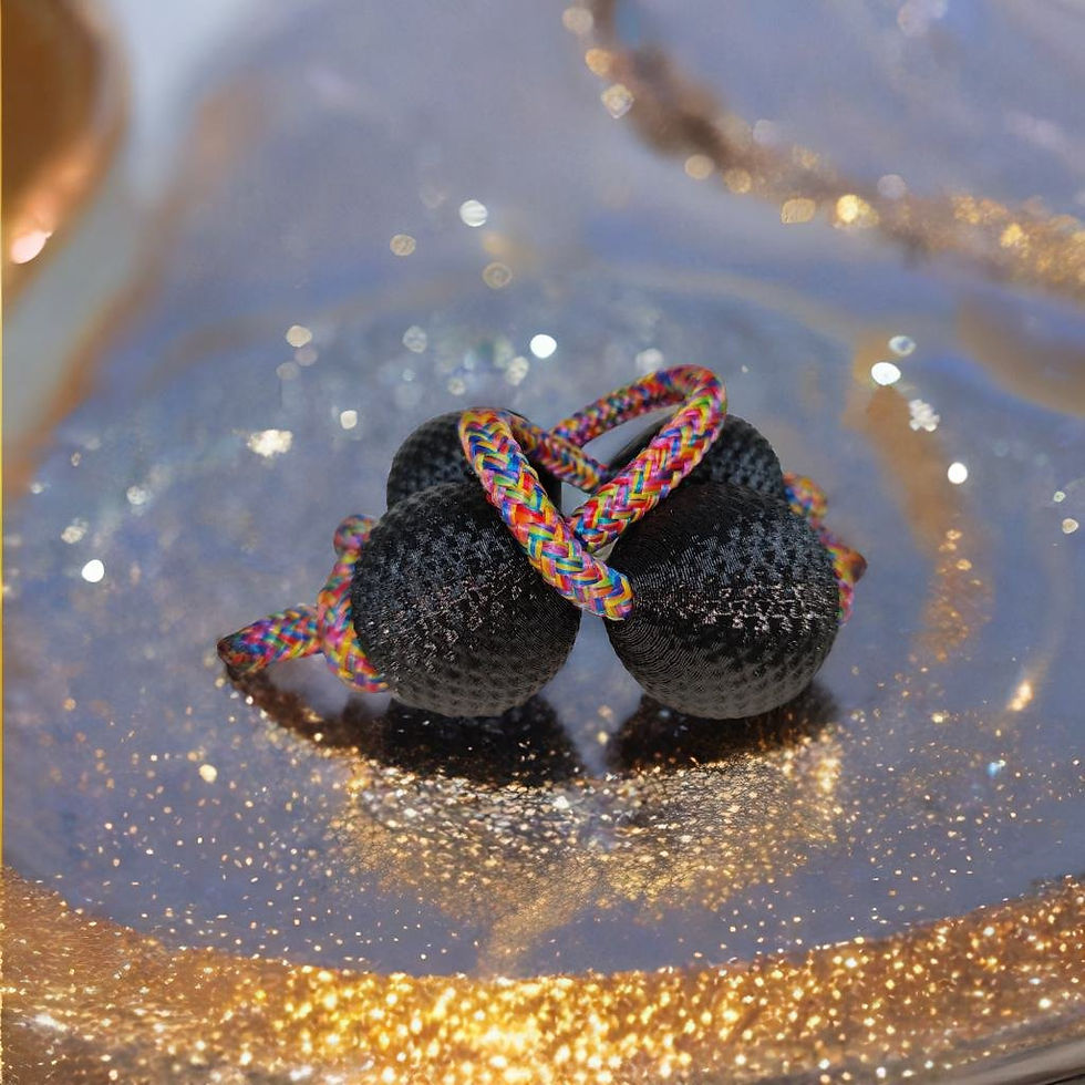 Thumbnail: Asalato Quiet Training Line - Knurling - Black