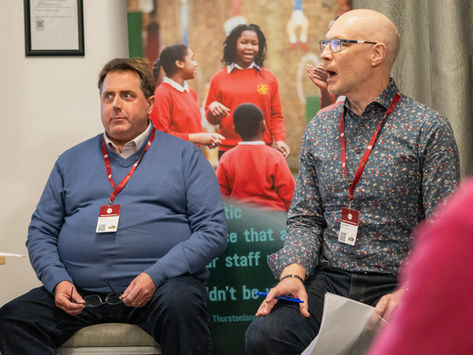 Baz Chapman (right) and Simon Lock during their presentation at the Music Mark Conference in November 2025.