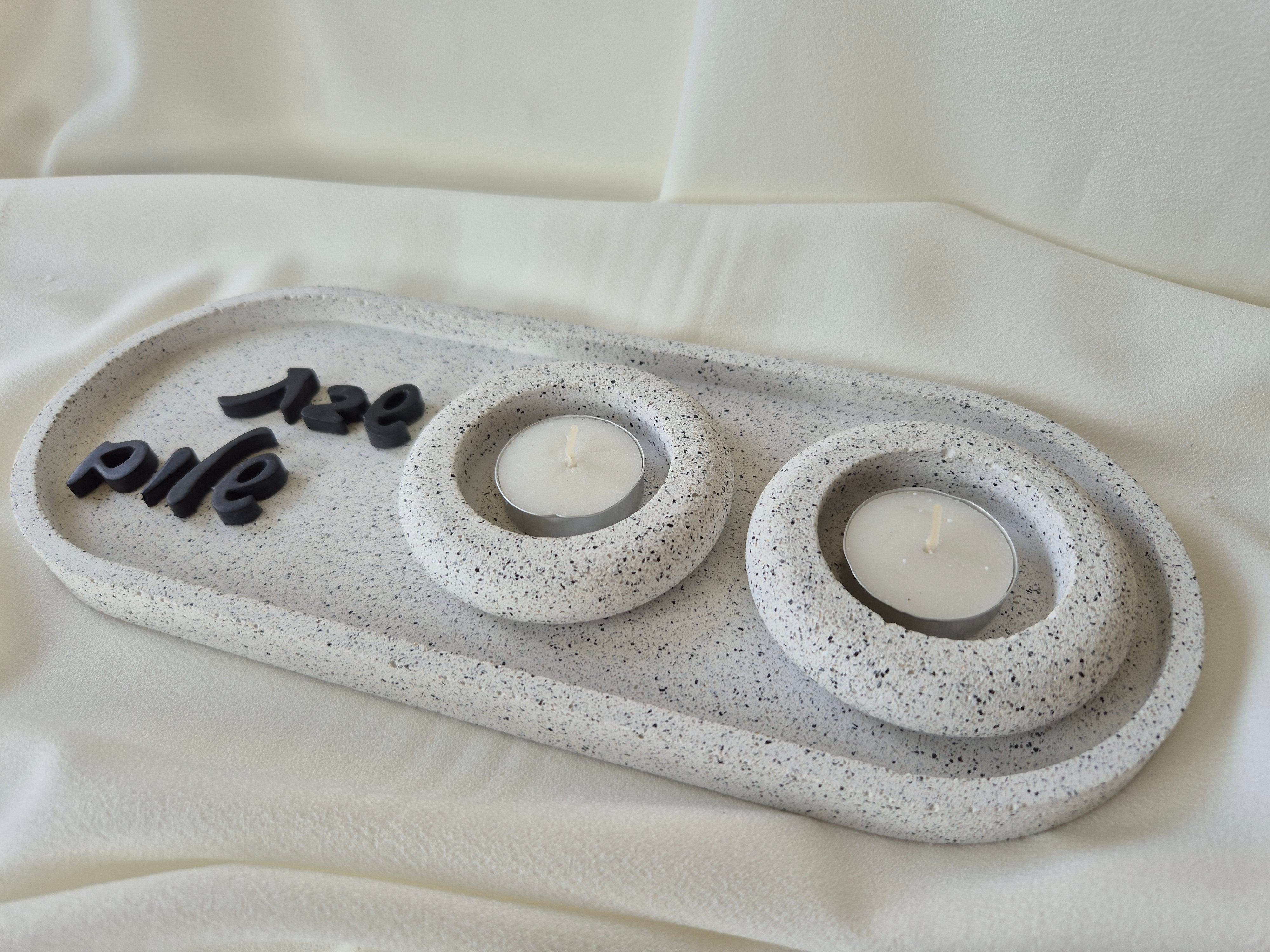 הדלקת נרות דגם שיר (אבן)