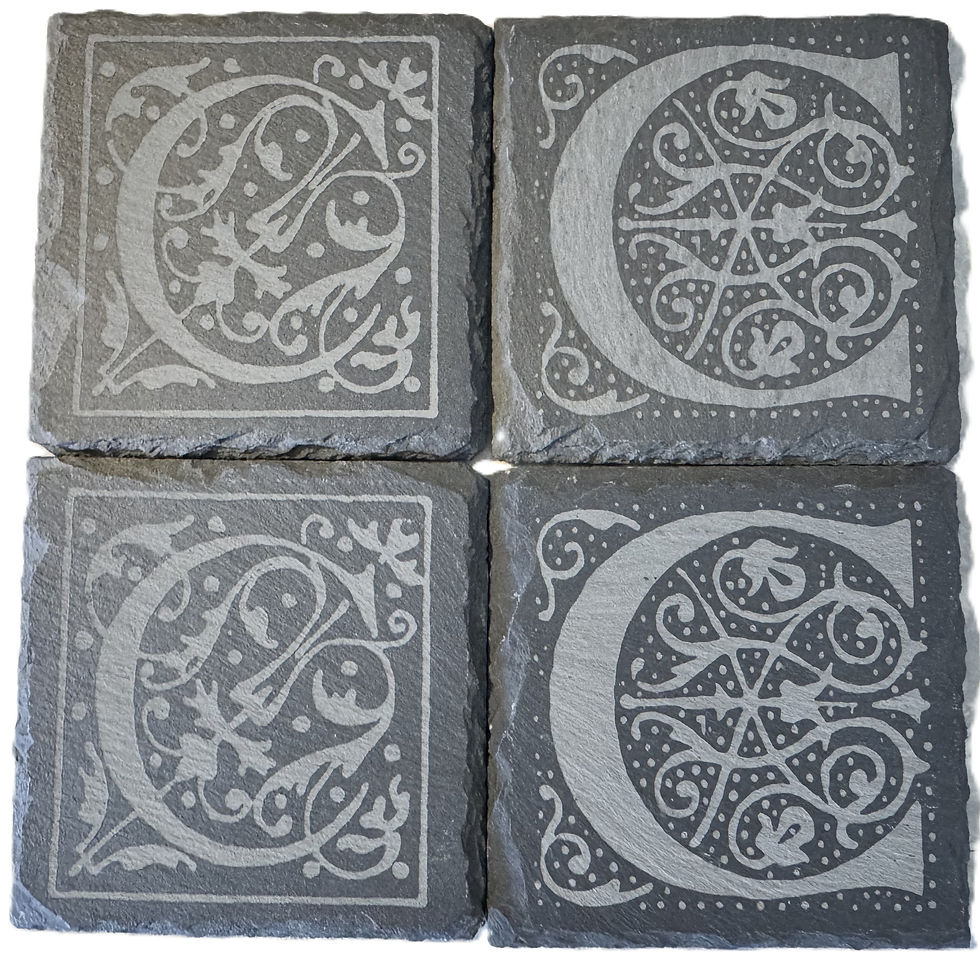 Thumbnail: Personalized Slate Coaster