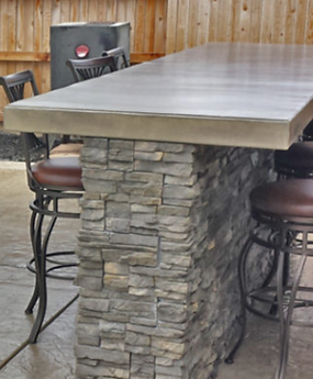 Polished Concrete Countertop Build Orange County California