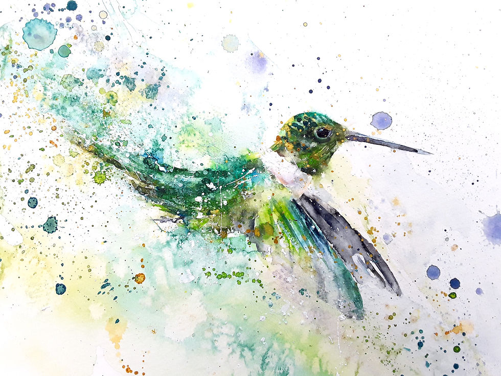 Thumbnail: Lively hummingbird