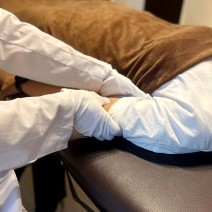 紗良健美法の施術風景