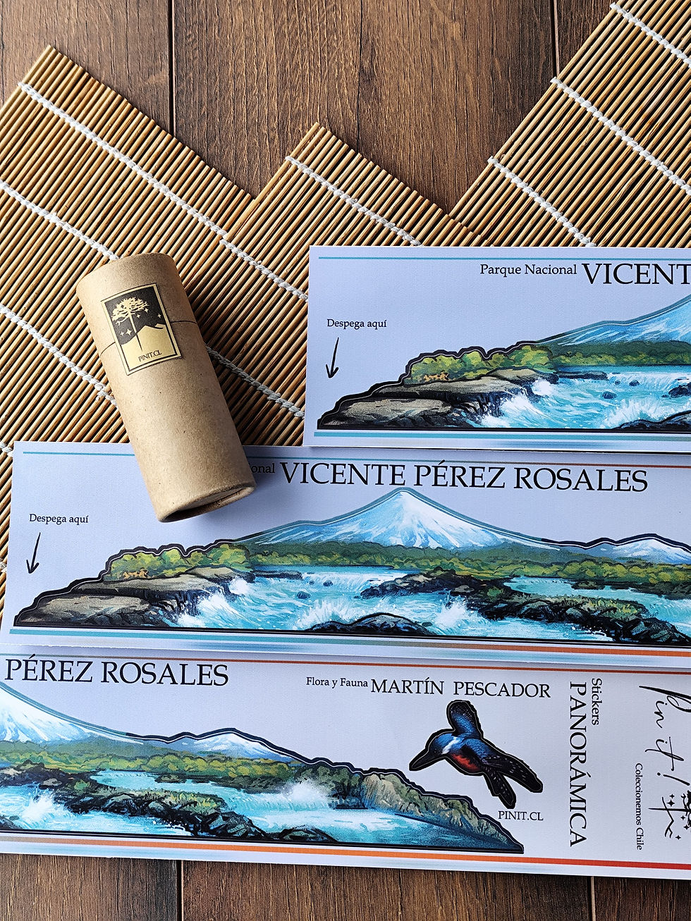 Miniatura: Sticker PANORÁMICA : parque Vicente Perez Rosales  | CHILE |