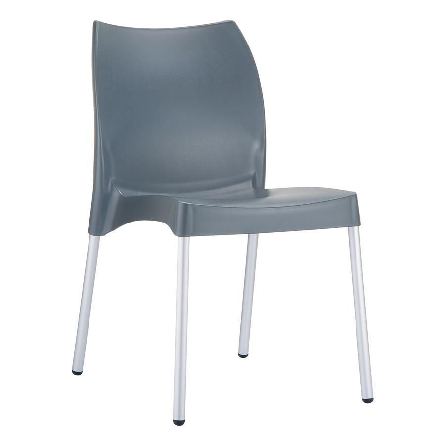 Thumbnail: Vita Side Chair Dark Grey