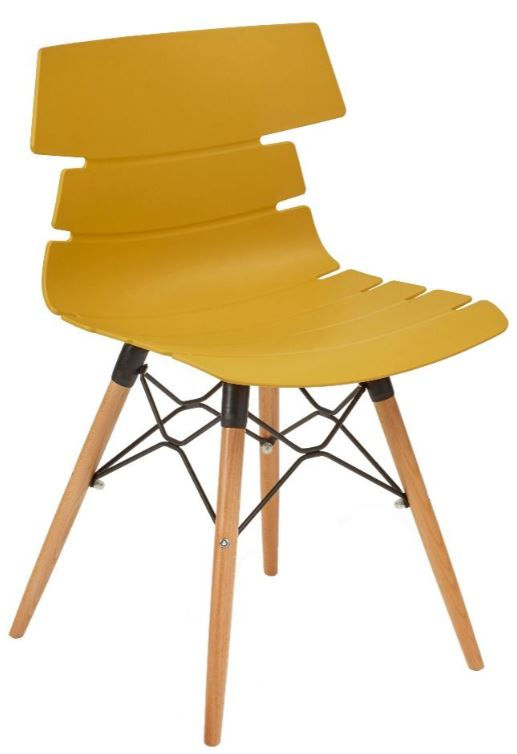 Thumbnail: Fairfield Chair Mustard Beech K Frame