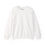 Miniature : front of whitel sweatshirt, no print just blank with brand logo as label