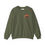 Miniature : military green colour, Colorado design sweatshirt, design in on left side of chest, Mountain View with sun in background and word 'Colorado' below mountain print.