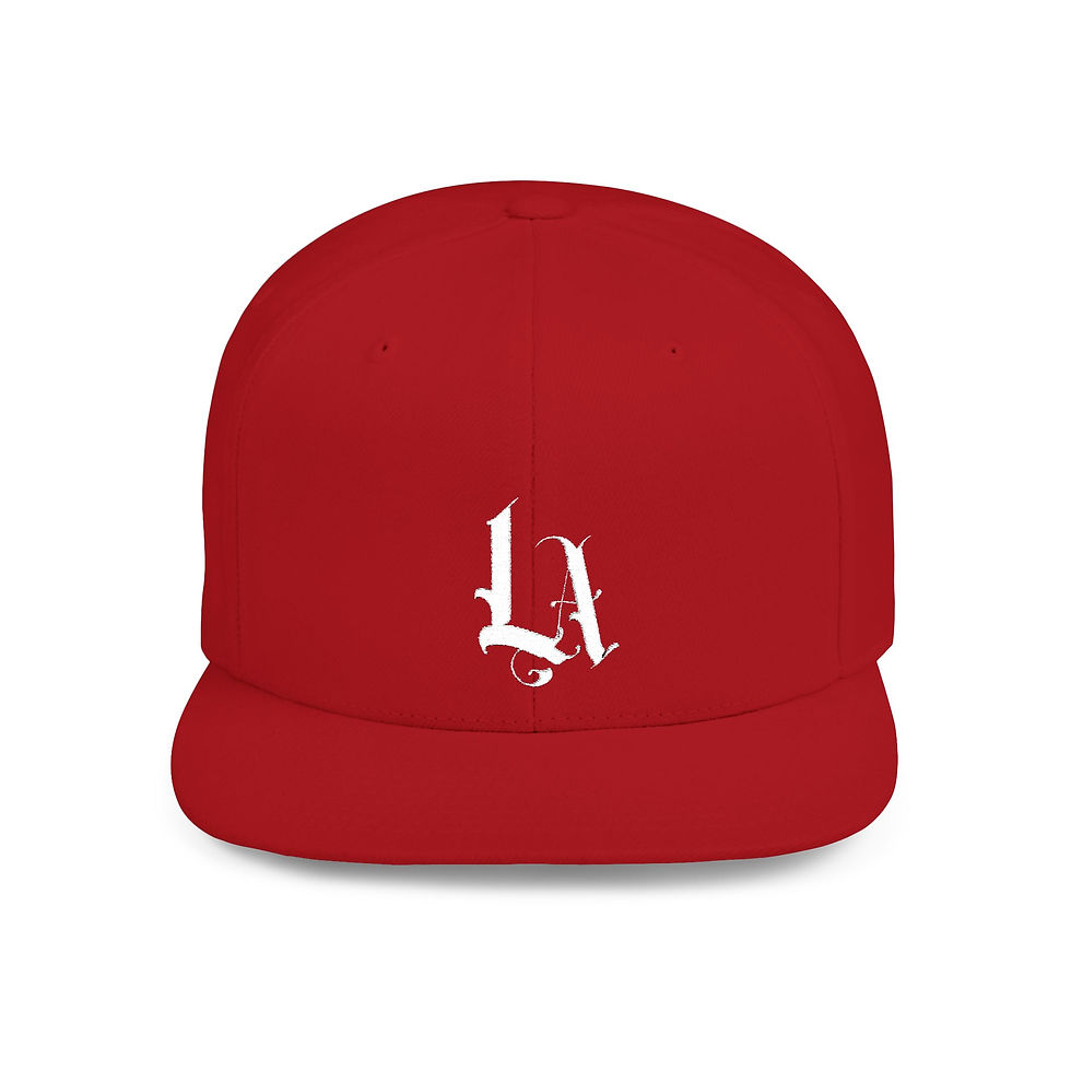 Thumbnail: LA Script Flat Snapback Cap