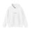 Thumbnail: 'offline is the new peace of mind' text hoodie in white, black text writing.