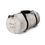 Thumbnail: side view of Brown marble print design duffel bag, with 'official 21 18' logo on one side and a rose on the other side, comes in small or large