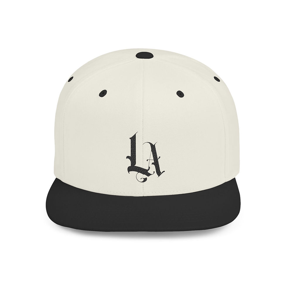 Miniatura: LA Script Flat Snapback Cap 