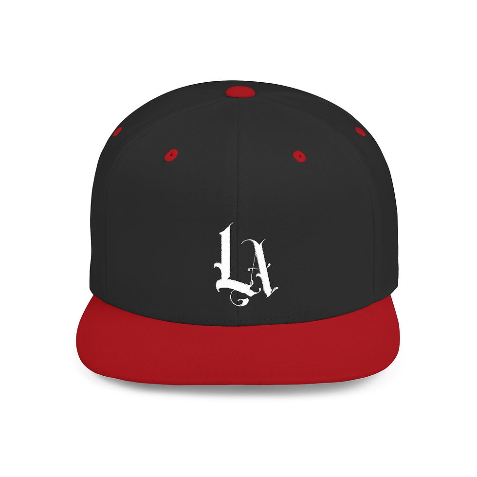 縮圖：LA Script Flat Snapback Cap