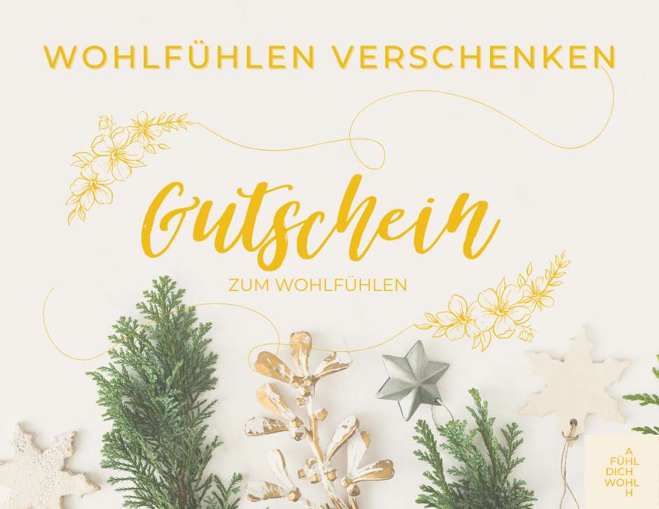 Weihnachtsgutscheine für Entspannung & Wohlbefinden