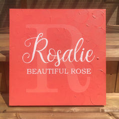 MONOGRAM NAME SIGN - PAINTED