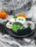 Handcrafted custom halloween cookies by Just a Lil' Bite Melbourne