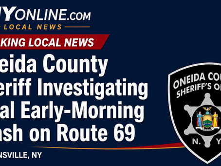 Oneida County Sheriff Investigating Fatal Early-Morning Crash on Route 69