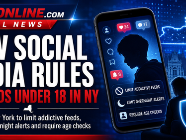 New York Social Media Rules for Kids Under 18 Begin in 2027